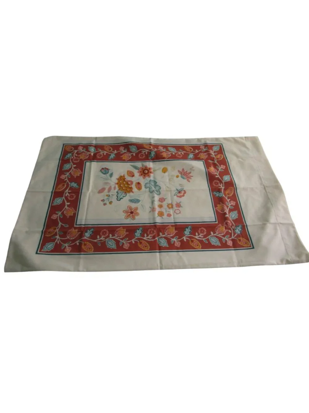 Museum of American Folk Art Vintage Pillowcases A Pair Cotton Blend Standard 198